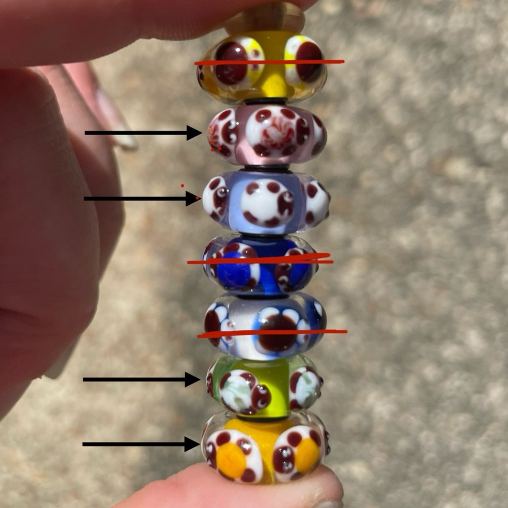 Trollbeads Turtles #2-3-6&7 only